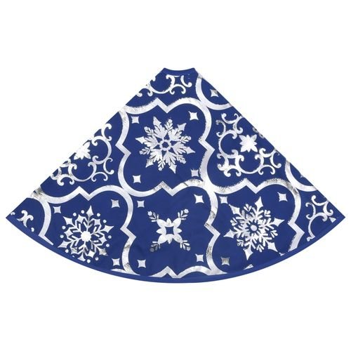 vidaXL Festive Red Christmas Tree Skirt & Sock | Snow Pattern, 90cm - plants - express.com