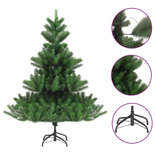 vidaXL Lush 120 cm Nordmann Fir Artificial Christmas Tree - Green Elegance - plants - express.com