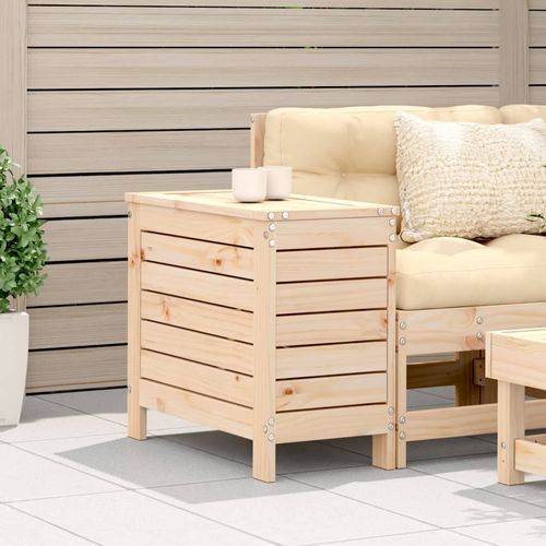 vidaXL Solid Pine Garden Footstool - Stylish, Sturdy & Versatile Seating Solution - plants - express.com