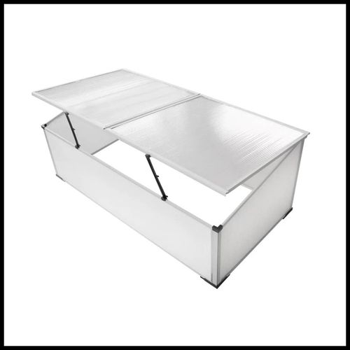 vidaXL UV - Resistant Cold Frame with Twin Lids - Perfect for Gardening - plants - express.com