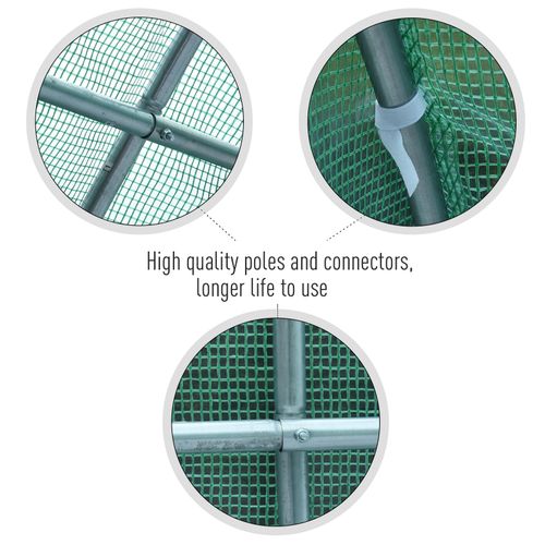 Walk - In Greenhouse Tunnel – Rounded Polytunnel for Gardening - plants - express.com