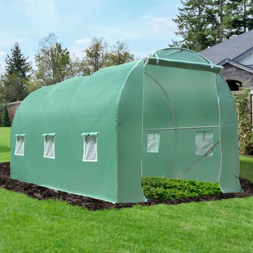 Walk - In Greenhouse Tunnel – Rounded Polytunnel for Gardening - plants - express.com