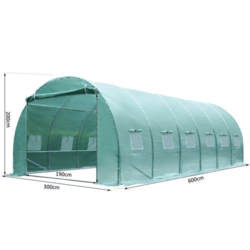Walk - In Greenhouse Tunnel – Rounded Polytunnel for Gardening - plants - express.com