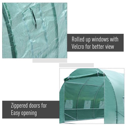 Walk - In Greenhouse Tunnel – Rounded Polytunnel for Gardening - plants - express.com