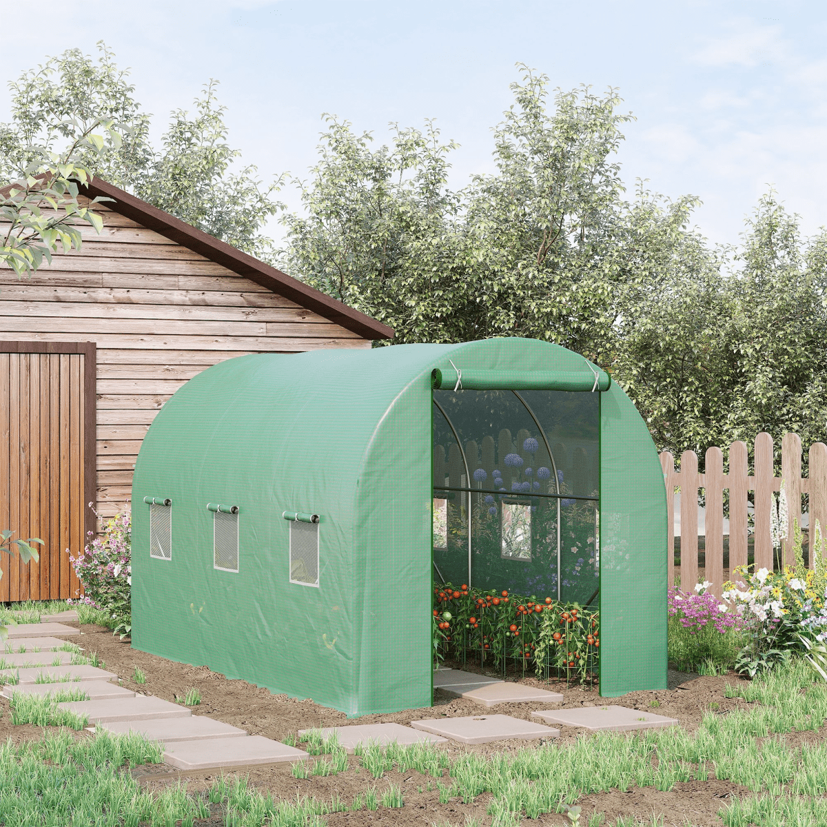 Walk - in Tunnel Greenhouse - plants - express.com