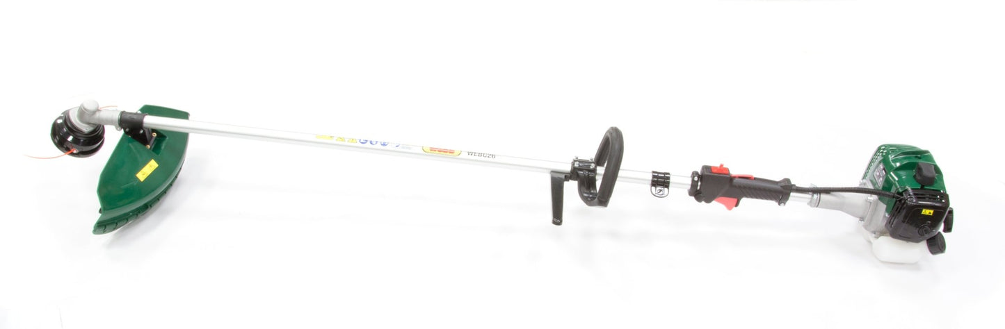 Webb 26cc 25cm (10") Straight Shaft Loop Handled Petrol Brushcutter - plants - express.com