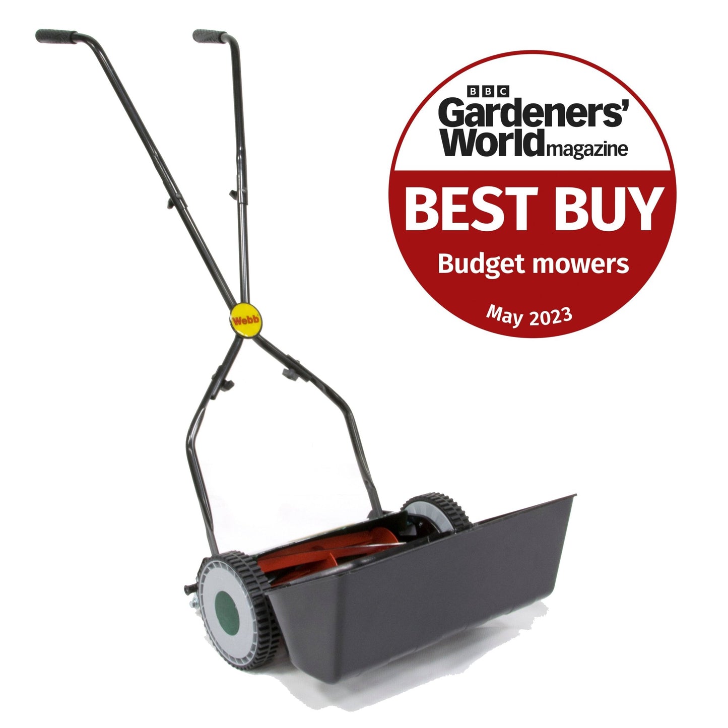 Webb 30cm (12") 'Autoset' Sidewheel Lawnmower - plants - express.com