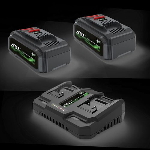 Webb 40V (2 x 20v) 43cm (17") Cordless Rotary Lawnmower (2 x 4AH Battery & Charger) - plants - express.com