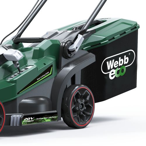 Webb 40V (2 x 20v) 43cm (17") Cordless Rotary Lawnmower (2 x 4AH Battery & Charger) - plants - express.com