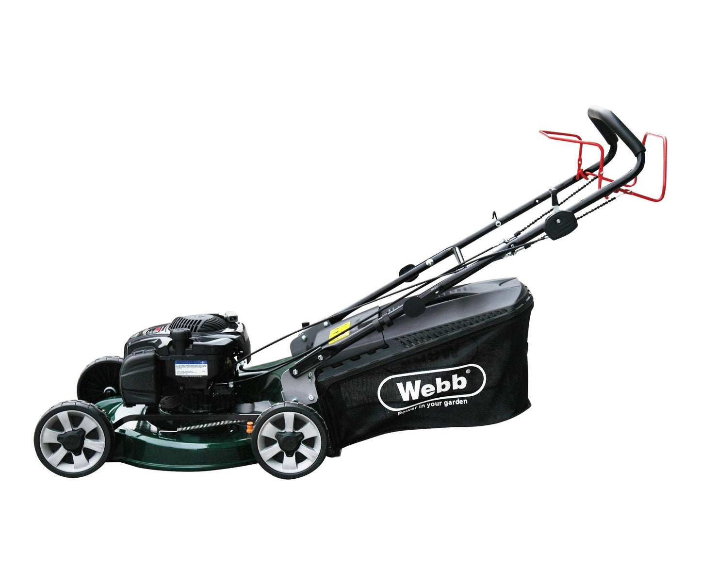 Webb 48cm (19") Alloy Deck Disc Bladed Self Propelled Petrol Rotary Lawnmower Briggs & Stratton - plants - express.com