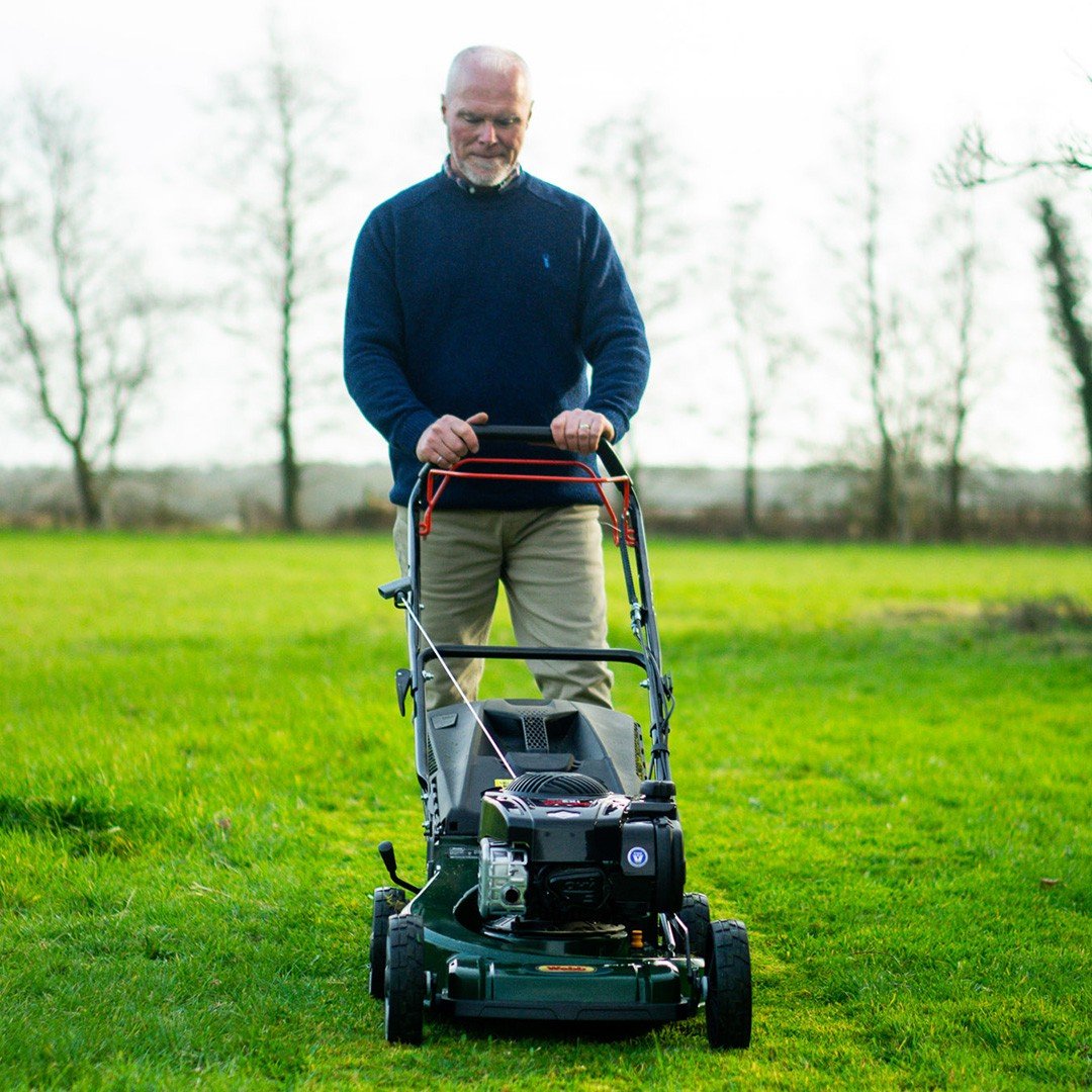 Webb 53cm (21") Alloy Deck Disc Bladed Self Propelled Petrol Rotary Lawnmower (Briggs & Stratton Engine) - plants - express.com