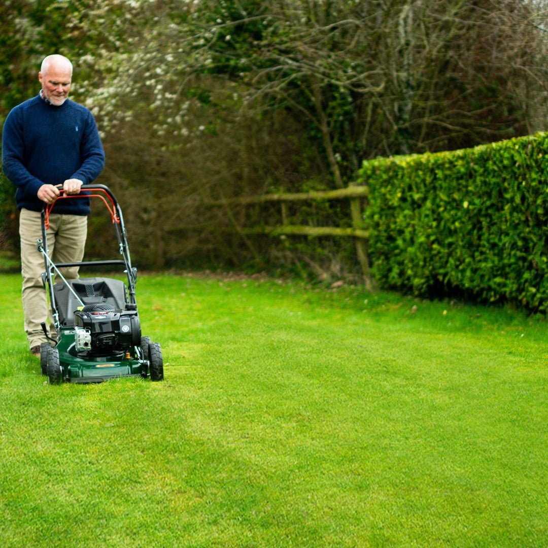 Webb 53cm (21") Alloy Deck Disc Bladed Self Propelled Petrol Rotary Lawnmower (Briggs & Stratton Engine) - plants - express.com