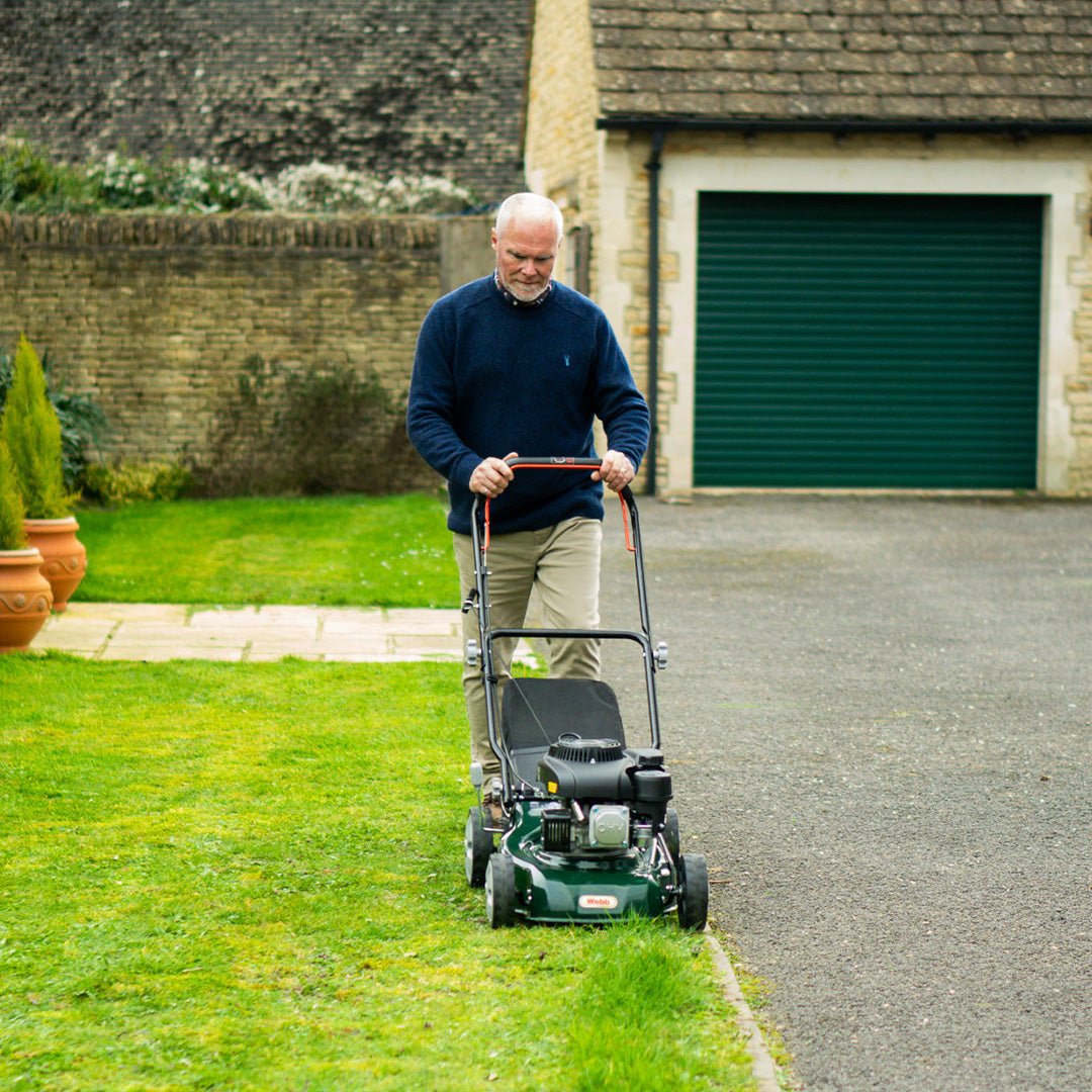 Webb Classic 41cm (16") Petrol Rotary Lawnmower - plants - express.com