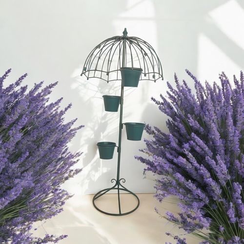 Whimsical 130CM Blue Metal Garden Planter – Add Charm to Your Outdoors! - plants - express.com