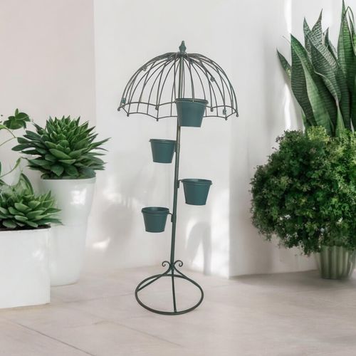 Whimsical 130CM Blue Metal Garden Planter – Add Charm to Your Outdoors! - plants - express.com
