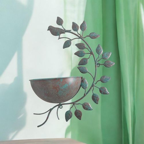 Whimsical 42CM Green Metal Planter: Elevate Your Garden with Charm! - plants - express.com
