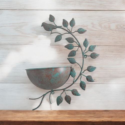 Whimsical 42CM Green Metal Planter: Elevate Your Garden with Charm! - plants - express.com