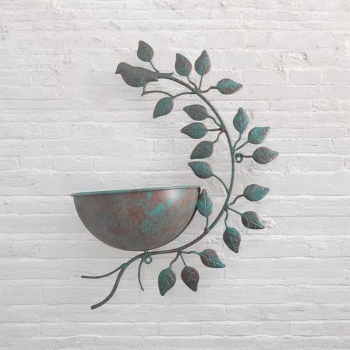 Whimsical 42CM Green Metal Planter: Elevate Your Garden with Charm! - plants - express.com