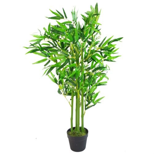 XL 4ft Realistic Fat Leaf Artificial Bamboo Plant - Perfect Indoor Décor - plants - express.com
