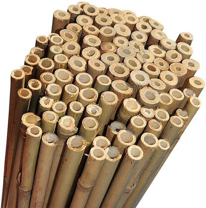 100 x 4FT Bamboo Canes Sticks 120cm - plants - express.com