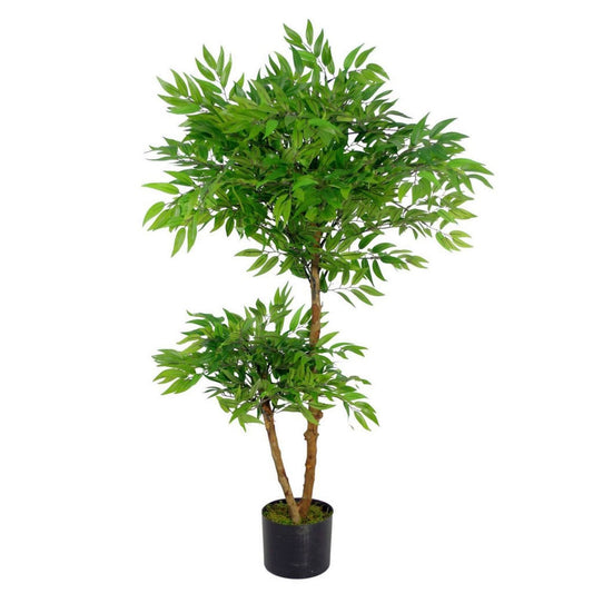 100cm Leaf Realistic Artificial Ficus Tree / Plant - plants - express.com