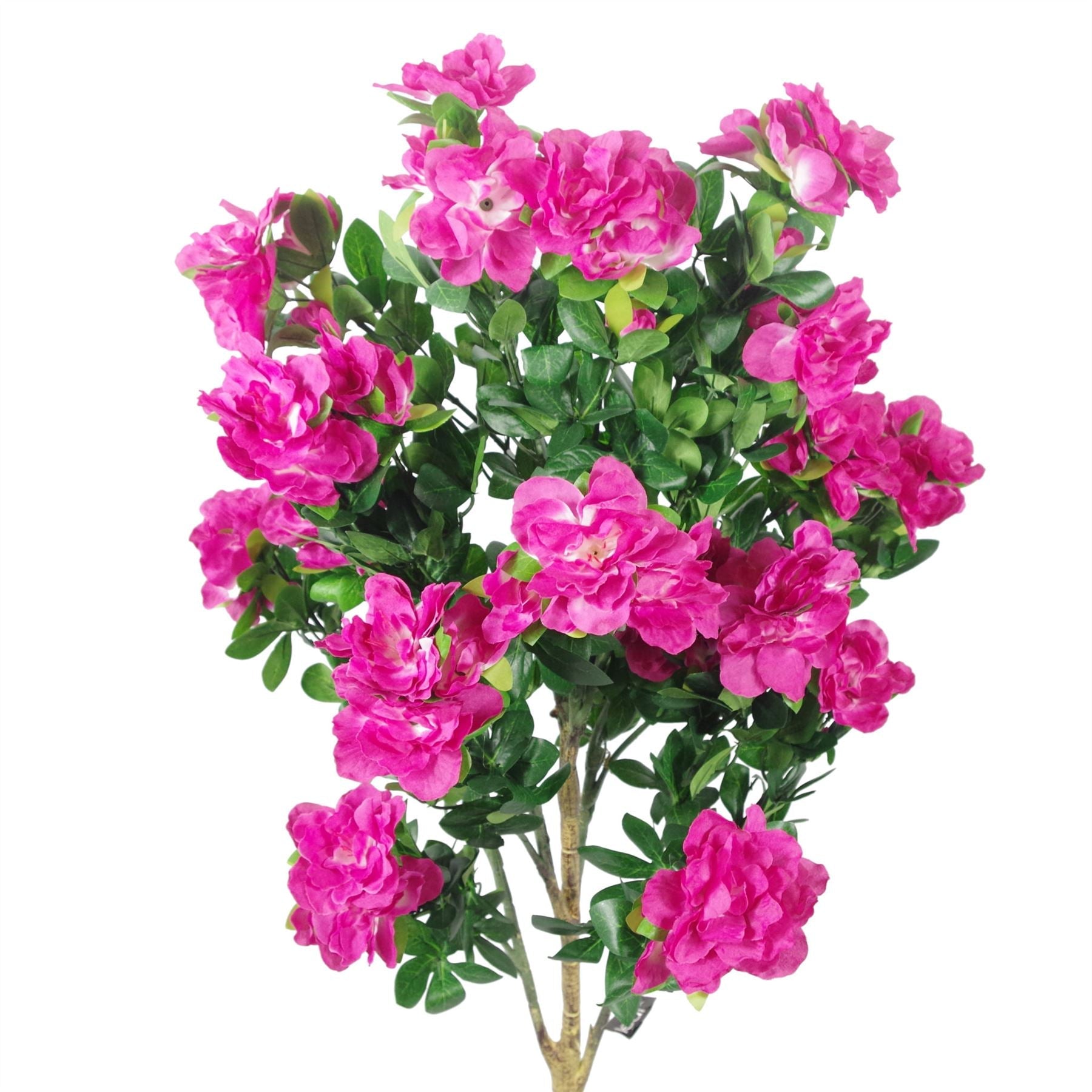 100cm Premium Artificial Azalea Pink Flowers Potted Plant - plants - express.com