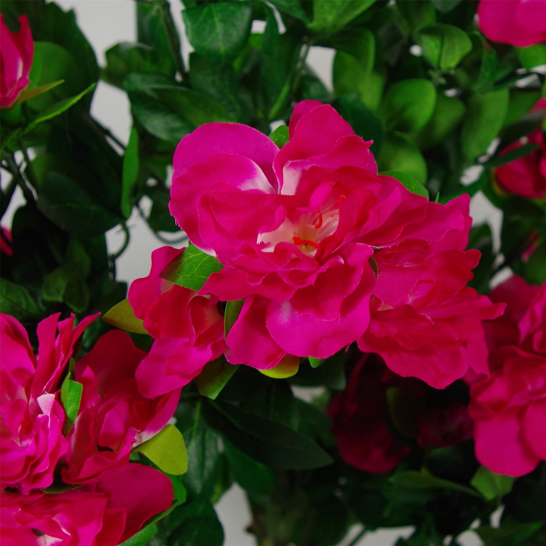100cm Premium Artificial Azalea Pink Flowers Potted Plant - plants - express.com