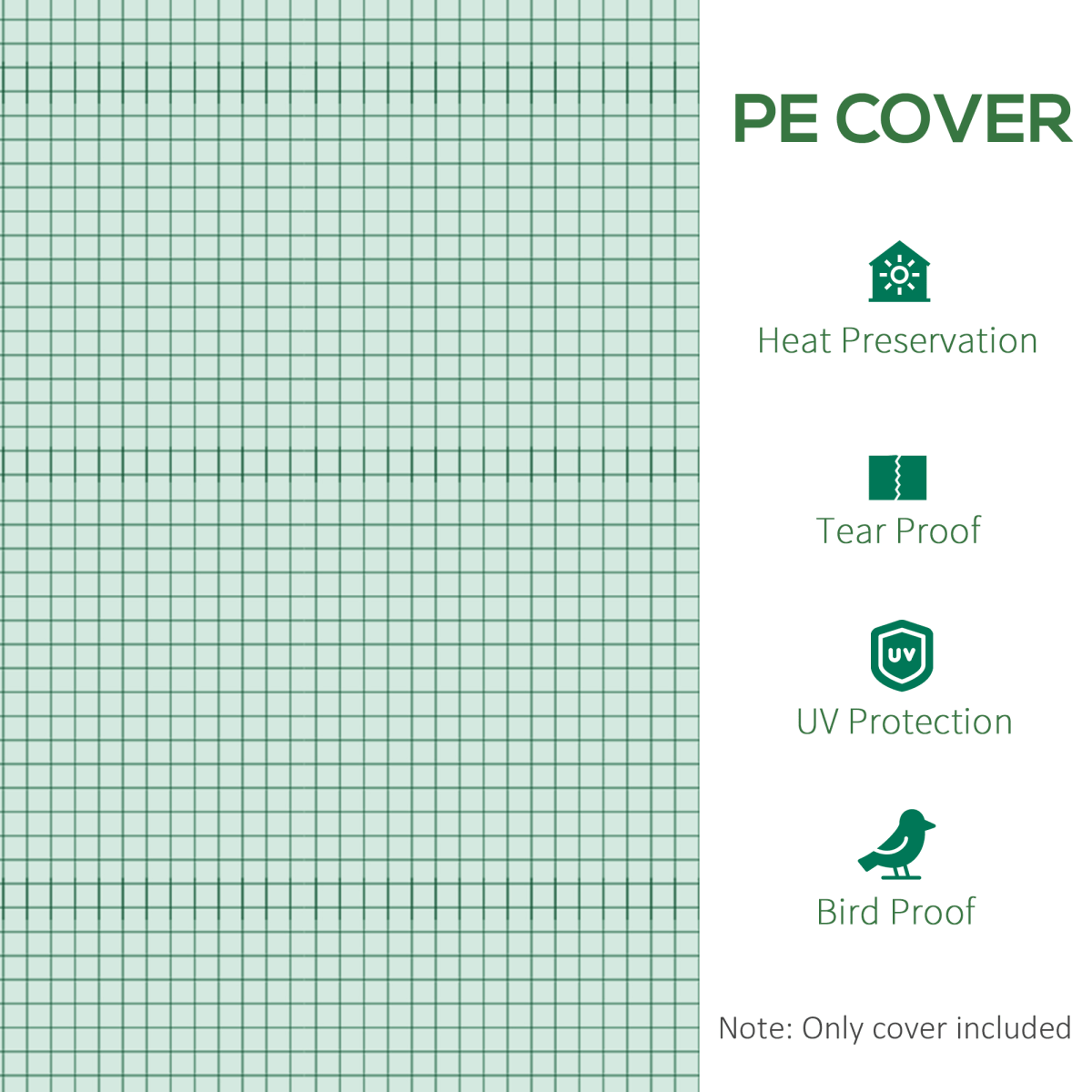 10x7ft Greenhouse Replacement Cover Winter - plants - express.com