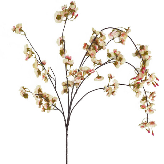 110cm Pink Cherry Blossom Stem - Elegant Trailing Silk Flower Decoration - plants - express.com