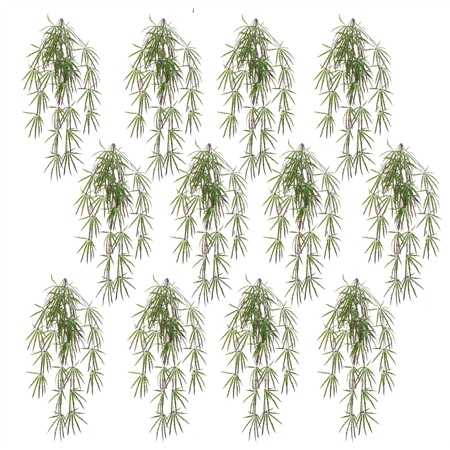 12 - Pack 100cm Realistic Artificial Hanging Acer Plants for Stunning Displays - plants - express.com