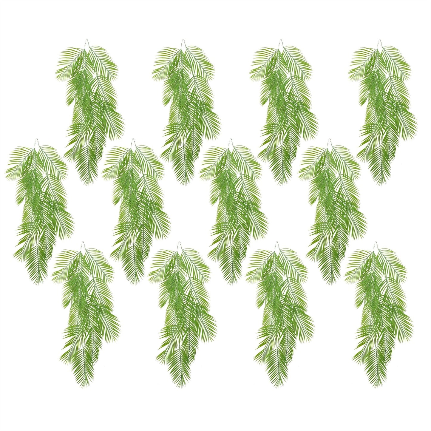 12 Tropical 120cm Artificial Hanging Palm Leaves - Realistic Decor Upgrade! - plants - express.com