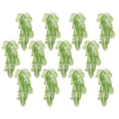 12 Tropical 120cm Artificial Hanging Palm Leaves - Realistic Decor Upgrade! - plants - express.com