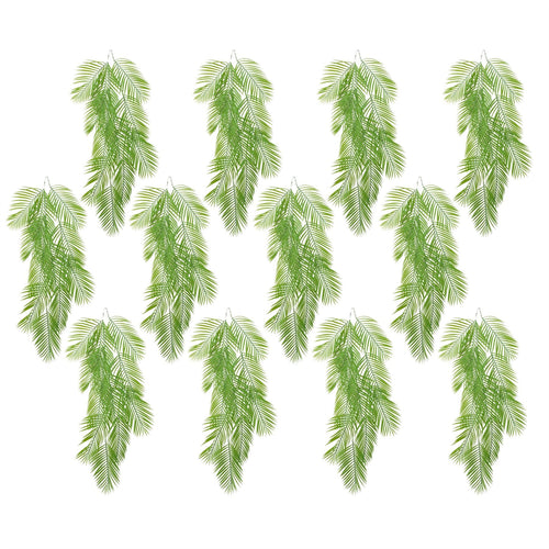 12 Tropical 120cm Artificial Hanging Palm Leaves - Realistic Decor Upgrade! - plants - express.com