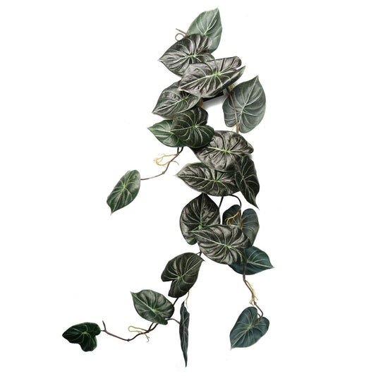 120cm Alocasia Dragon Scale Hanging Plant - Lush, Realistic Greenery! - plants - express.com