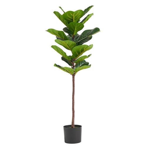 120cm Premium Artificial Fiddle Fig Tree - Lifelike Home Decor Delight - plants - express.com