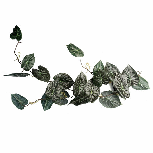 120cm Realistic Alocasia Dragon Scale Trailing Plant – Lush Green Elegance! - plants - express.com