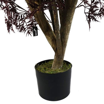 120cm Red Aralia Tree Artificial UV Resistant Outdoor - plants - express.com