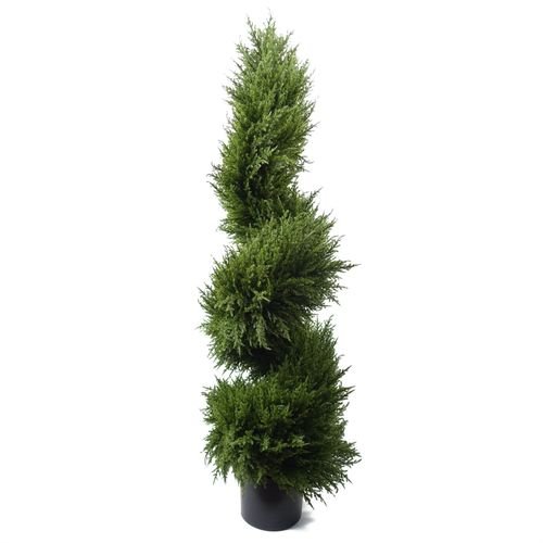 120cm Sprial Cypress Artificial Tree UV Resistant Outdoor - plants - express.com