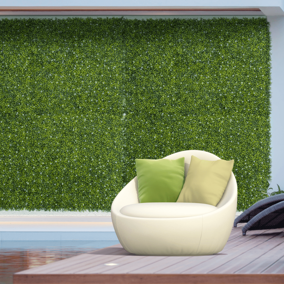 12PCS Artificial Boxwood Wall Panels 20" x 20" Grass Screen Milan Grass - plants - express.com