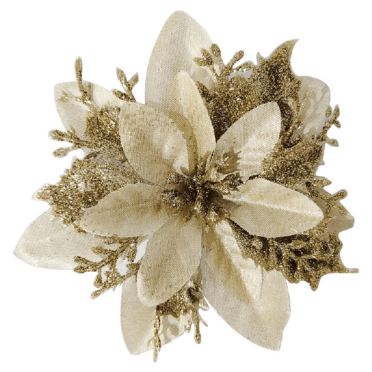 12PCS Christmas Artificial Flowers Christmas Flowers for Christmas Tree Indoor Decorations - plants - express.com