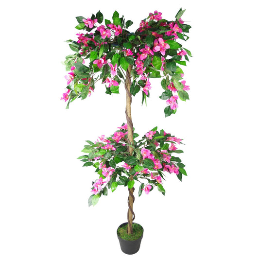 140cm XL Artificial Flowering Rhododendron Bush - Stunning Home Décor Accent - plants - express.com