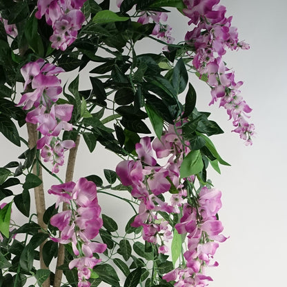 150cm Lifelike Light Pink Wisteria Tree - Stunning Realistic Décor Piece - plants - express.com