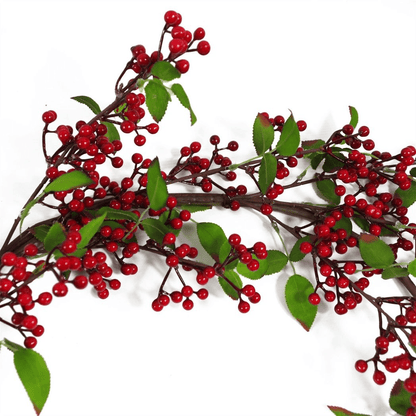 150cm Luxe Natural Red Berry Garland - Perfect for Holiday Decor! - plants - express.com