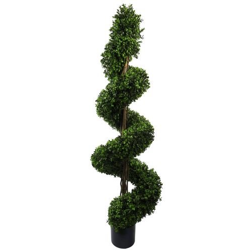 150cm Sprial Buxus Artificial Tree UV Resistant Outdoor - plants - express.com