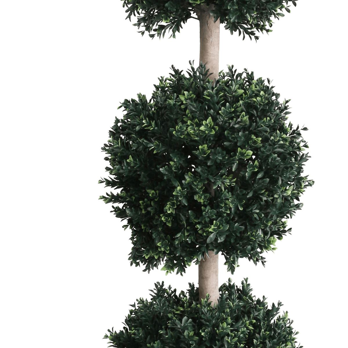150cm UV - Protected Triple Ball Topiary Tree - Artificial Outdoor Greenery - plants - express.com