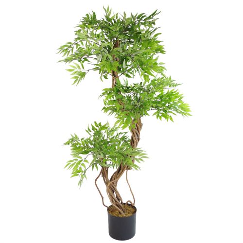 155cm UV Resistant Artificial XL Triple Yukka Tree Plant Spiky Tree Triple Dark - plants - express.com