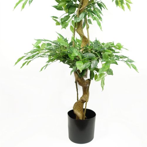 180cm Artificial Twisted Trunk Fruticosa Ficus Tree Triple Ball Topiary 1984 Leaves - plants - express.com