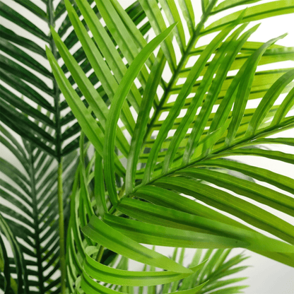 180cm Copper Metal Planter Palm Tree - Large Artificial Plant for Home & Garden - plants - express.com