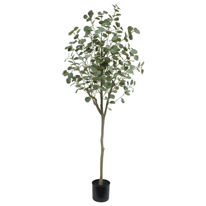 180cm Lifesize Eucalyptus Silk Tree - Effortless Greenery for Any Space - plants - express.com