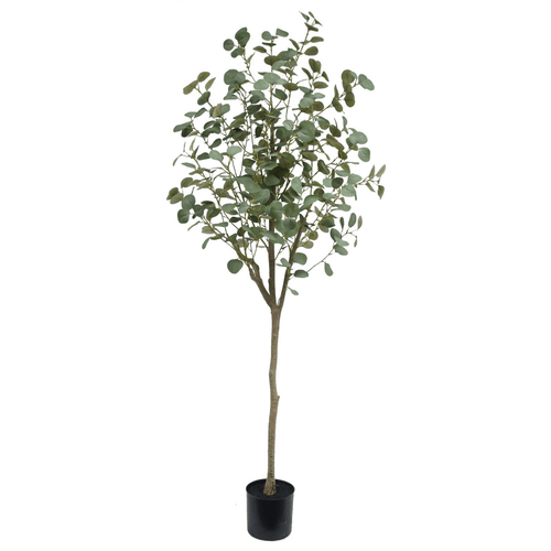 180cm Lifesize Eucalyptus Silk Tree - Effortless Greenery for Any Space - plants - express.com